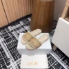 Dior Dway Shearling Slides