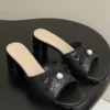 Dior Bow-Detail Slides