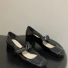 Dior Patent Leather Square-Toe Mary Jane Pumps