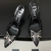 Dior Pointed-Toe Slingback Heeled Sandals