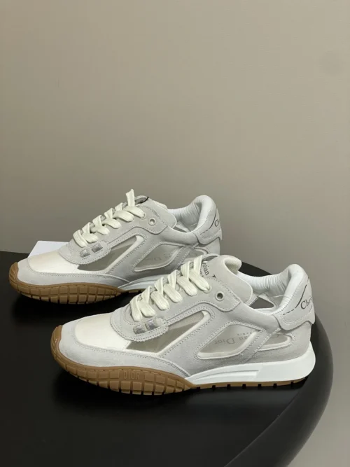 Dior Suede Platform Lace-Up Chunky Sneakers