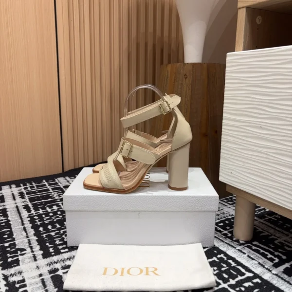 Dior Dway Leather Heeled Sandals