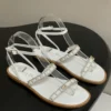 Dior Suede Lace-Up Sandals