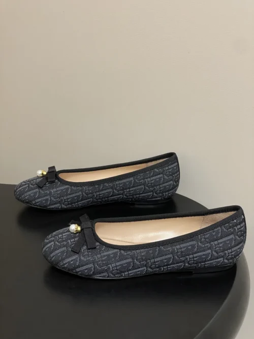 Dior Bow-Detail Ballet Flats