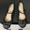 Dior Satin Bow-Detail Mary Jane Pumps