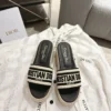 Dior Dway Wedge Platform Slides