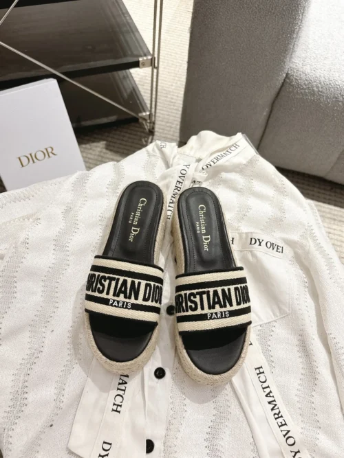 Dior Dway Wedge Platform Slides