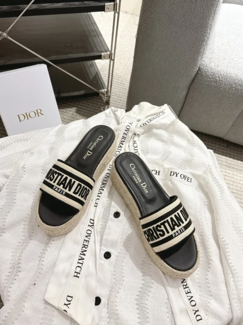 Dior Dway Wedge Platform Slides