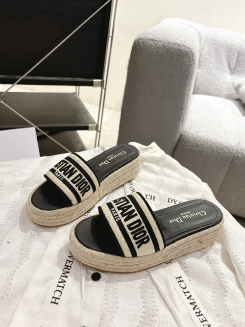 Dior Dway Wedge Platform Slides