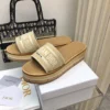 Dior Leather Platform Slides