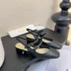 Dior Square-Toe Heeled Sandals