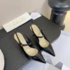 Dior Pointed-Toe Heeled Sandals