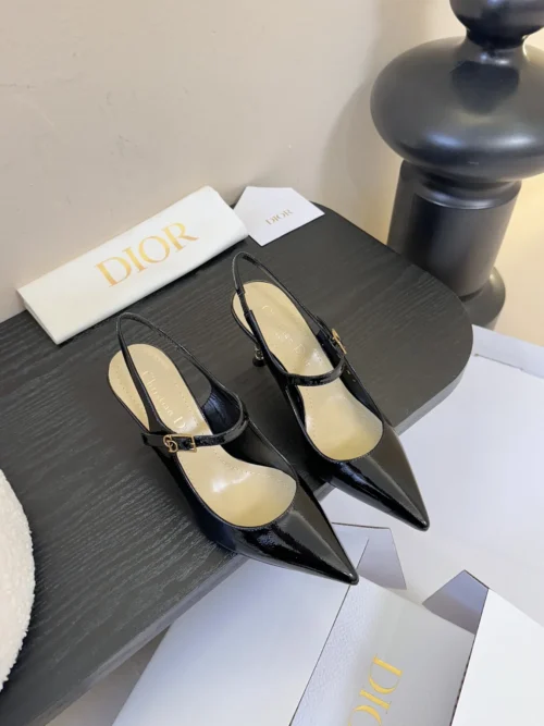 Dior Pointed-Toe Heeled Sandals