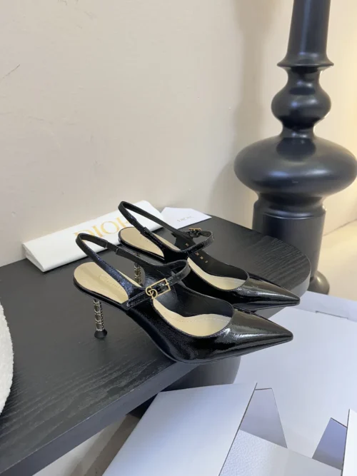 Dior Pointed-Toe Heeled Sandals