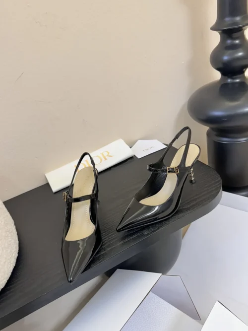 Dior Pointed-Toe Heeled Sandals