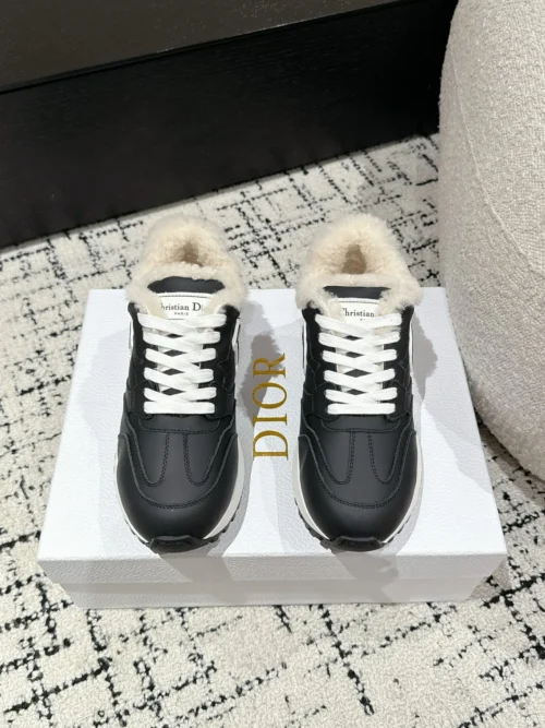 Dior Leather Platform Sneakers