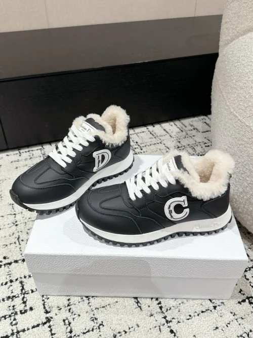 Dior Leather Platform Sneakers