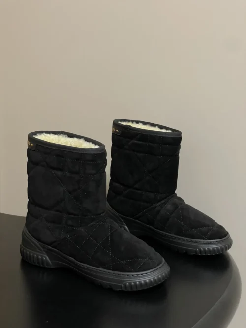 Dior Suede Snow Boots