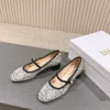 Dior Lambskin Bow-Detail Heeled Sandals