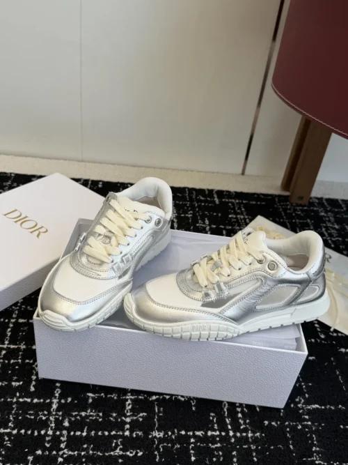 Dior Suede Lace-Up Trainers