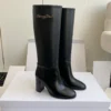 Dior Leather Knee-High Boots