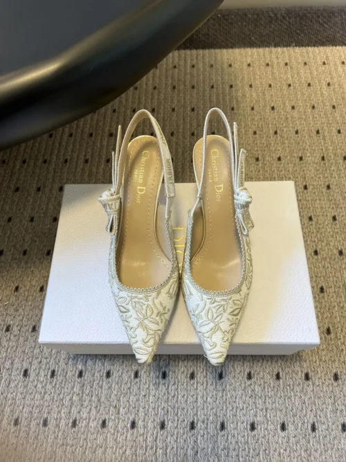 Dior J'Adior Pointed-Toe Bow-Detail Pumps