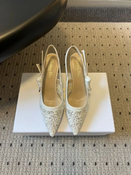 Dior J'Adior Pointed-Toe Bow-Detail Pumps