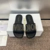 Dior Leather Studded Slides