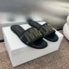 Dior Leather Studded Slides