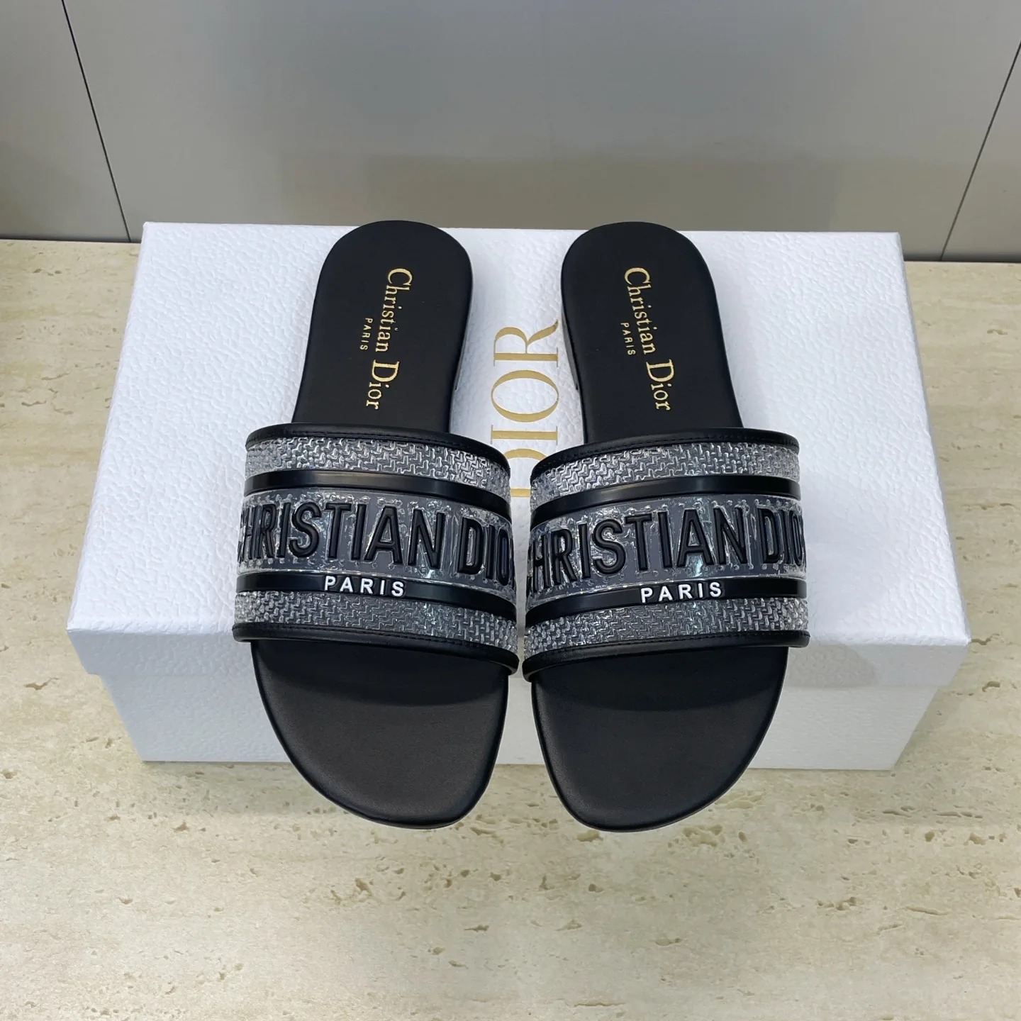 Dior Dway Leather Slides