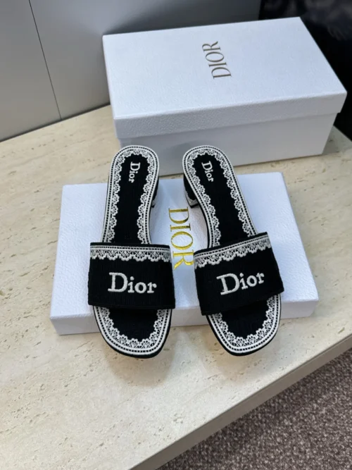Dior Dway Lambskin Slides