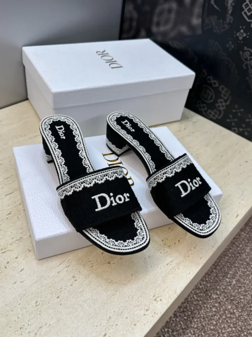 Dior Dway Lambskin Slides
