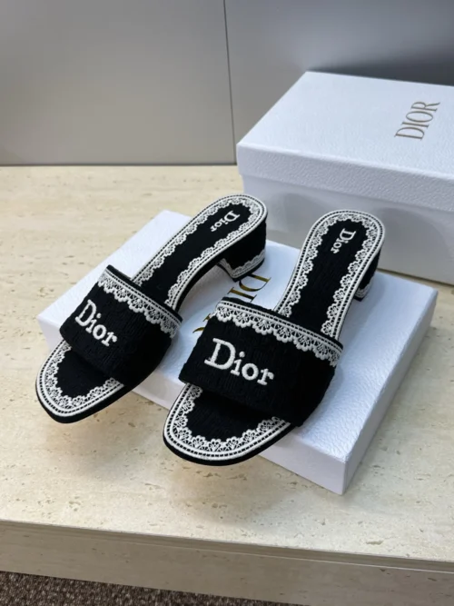 Dior Dway Lambskin Slides