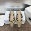 Dior J'Adior Slingback Bow-Detail Heeled Sandals