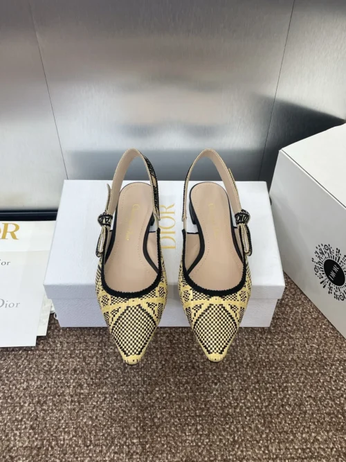 Dior J'Adior Slingback Bow-Detail Heeled Sandals