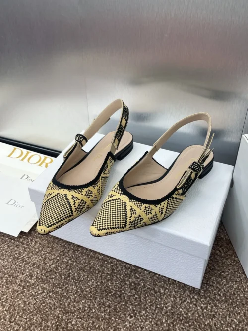 Dior J'Adior Slingback Bow-Detail Heeled Sandals
