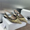 Dior J'Adior Slingback Bow-Detail Heeled Sandals