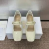 Dior Patent Leather Square-Toe Mary Jane Pumps
