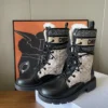 Dior Shearling Ankle Boots