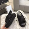 Dior Lambskin Platform Sandals