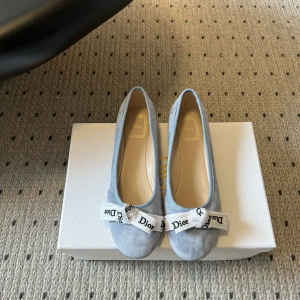Dior Bow-Detail Ballet Flats
