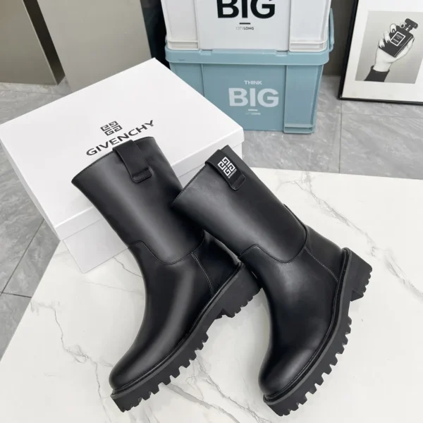 Givenchy Lambskin Platform Boots