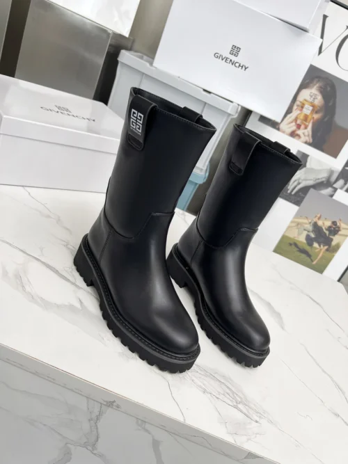 Givenchy Lambskin Platform Boots