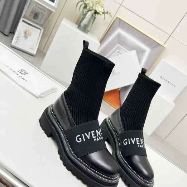 Givenchy Lambskin Platform Boots