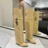 Givenchy Shark Lock Knee-High Boots