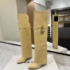 Givenchy Shark Lock Knee-High Boots