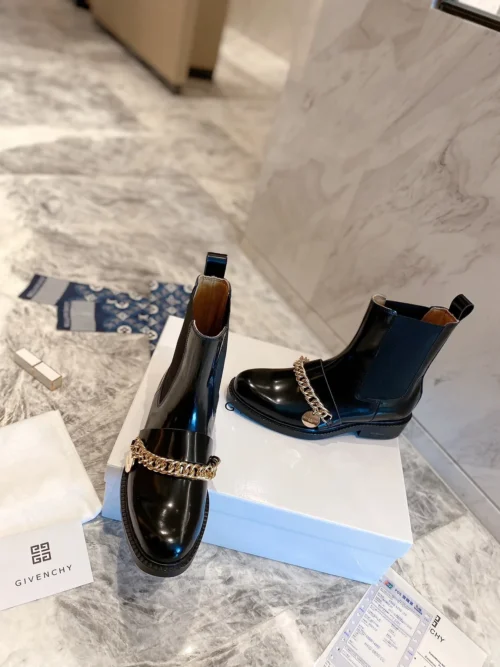Givenchy Lambskin Combat Boots