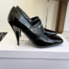 Givenchy Patent Leather Square-Toe Pumps