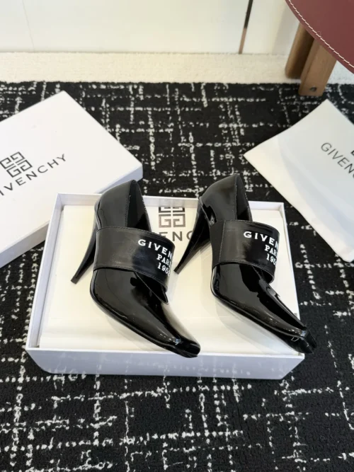 Givenchy Patent Leather Square-Toe Pumps