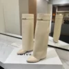 Givenchy Shark Lock Knee-High Boots